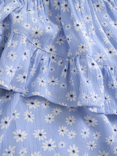 Creamie-Skirt Flower-Bel Air Blue