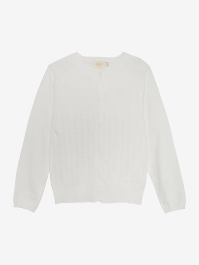 Creamie-Cardigan Pointelle-Cloud