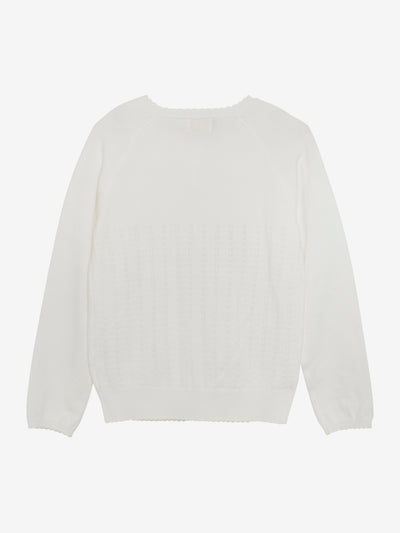 Creamie-Cardigan Pointelle-Cloud