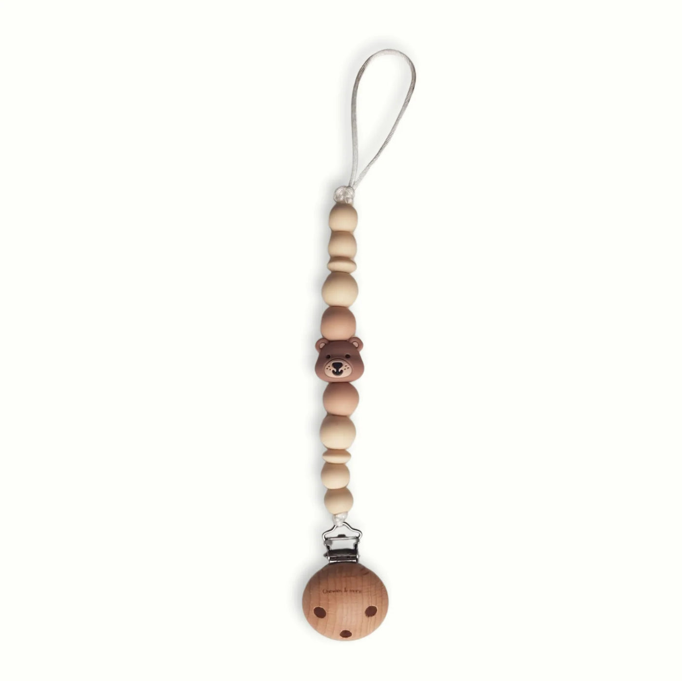 Chewies & more- Schnullerkette- the bear- beige