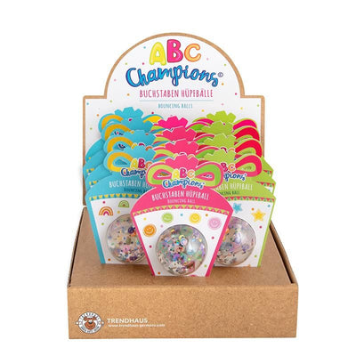 ABC CHAMPIONS Buchstaben Hüpfball, 3-fach sortiert