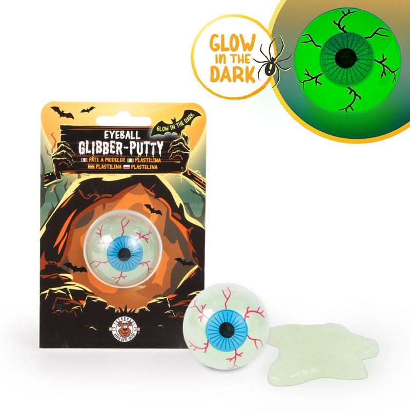 ZZ Glibber-Knete Eyeball nachtleuchtend