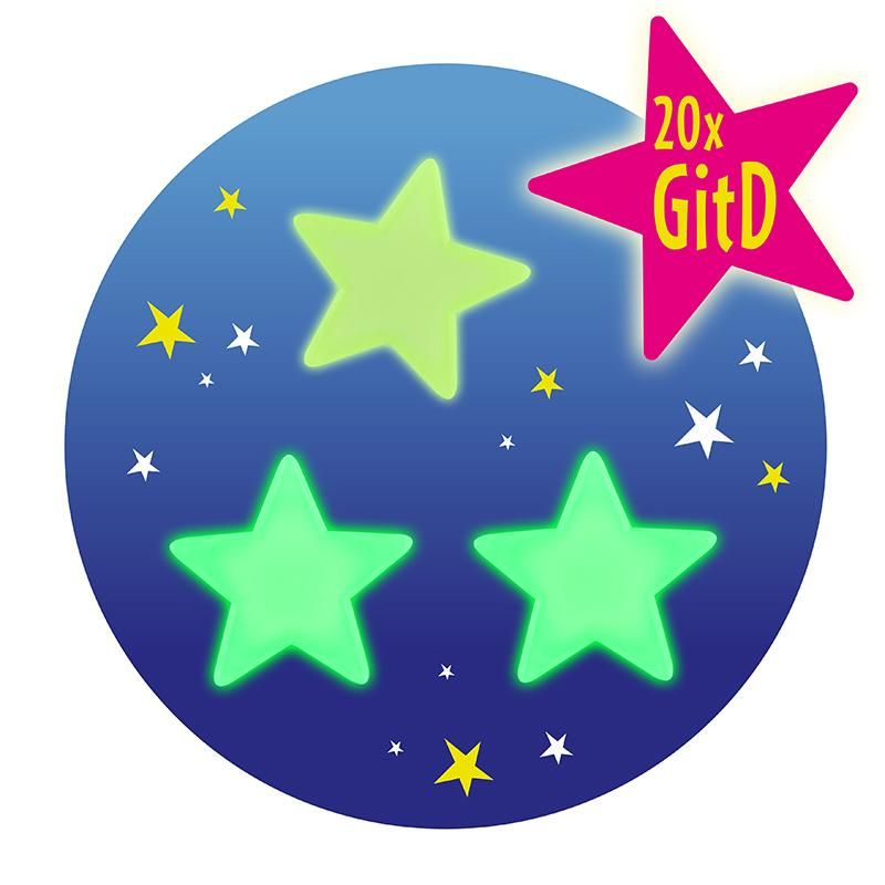 ZF Belohnungssterne nachtleuchtend 20-teilig