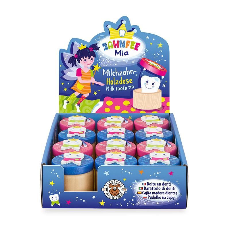 ZF Zahndose aus Holz, 2-fach sortiert