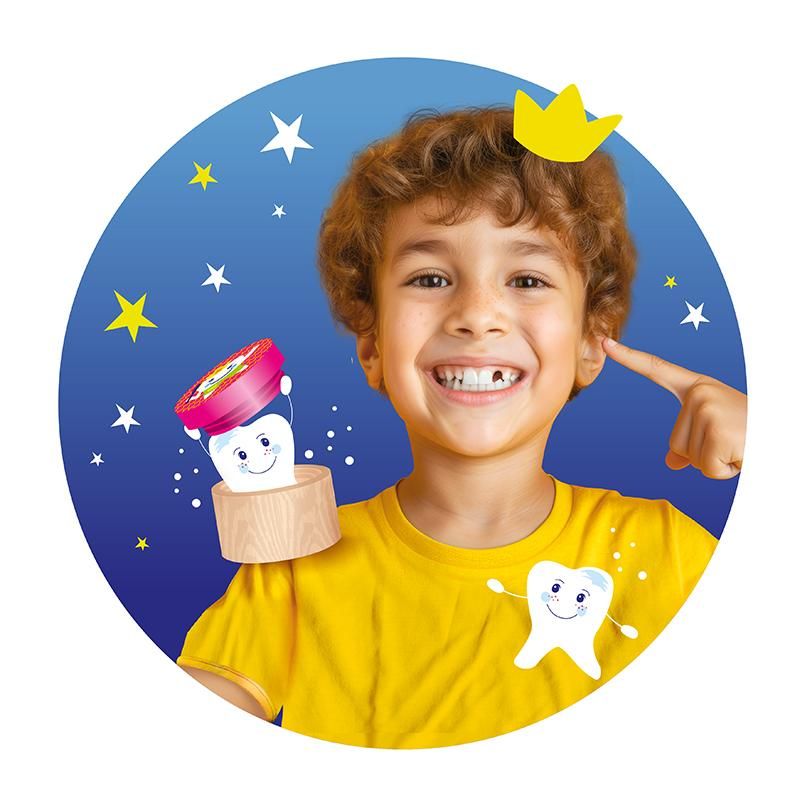 ZF Zahndose aus Holz, 2-fach sortiert