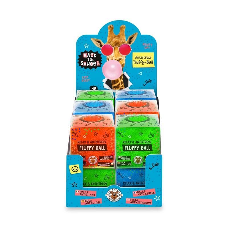 AFDS NE Relax & Antistress Fluffy-Ball, 3-fach sortiert