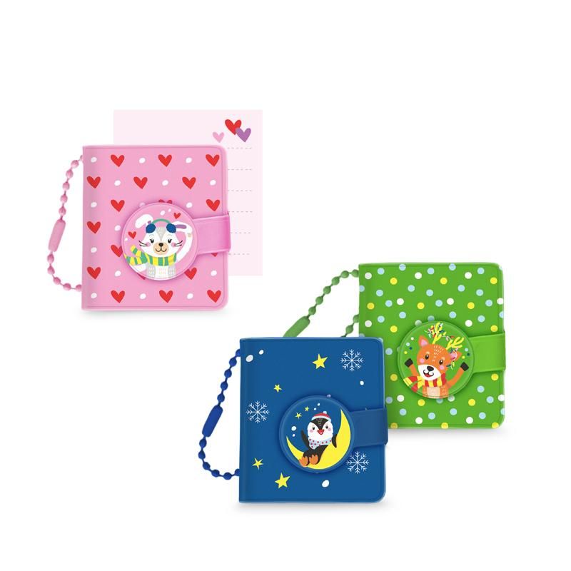 Trendhaus - Magic Moments Magic Mini-Notizbuch mit Anhänger, 3-fach sortiert