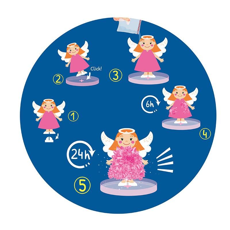 Trendhaus - Magic Moments Magic Crystal Growing, 3-fach sortiert