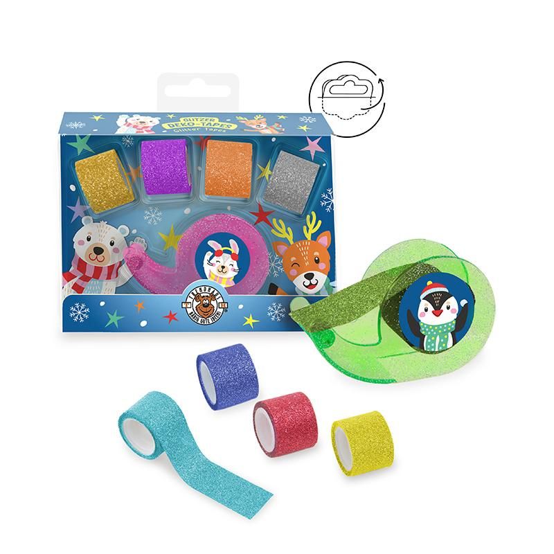 Trendhaus - Magic Moments Magic Glitzer-Tapes inkl. Abroller 6-teilig, 2-fach sortiert