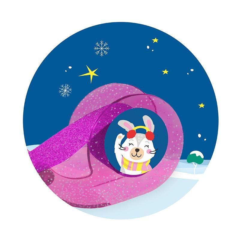 Trendhaus - Magic Moments Magic Glitzer-Tapes inkl. Abroller 6-teilig, 2-fach sortiert