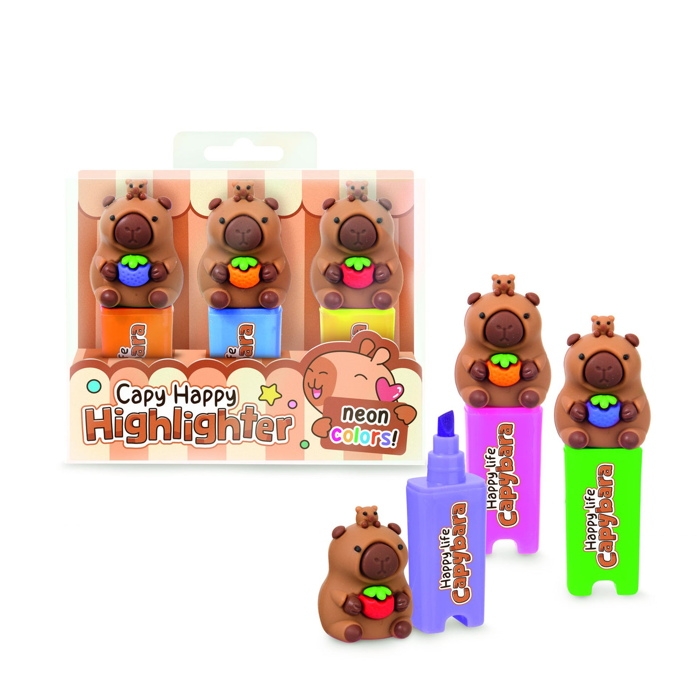 Happy Life Capybara Highlighter