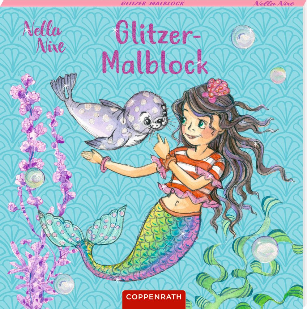 Nella Nixe: Glitzer Malblock