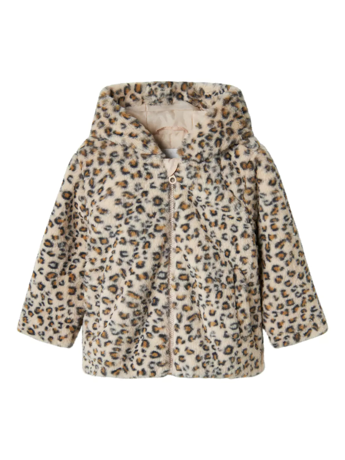 Nameit - NMFMILA JACKET W HOOD PB / Oxford Tan/Leo