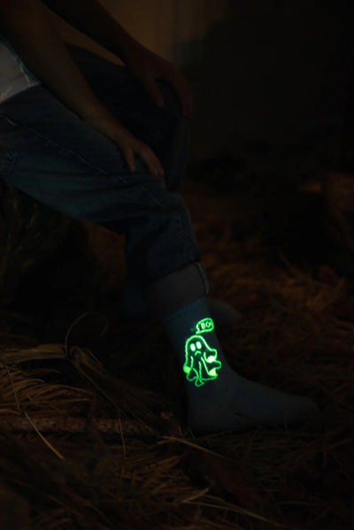 BOO - Halloween Socke - Glow in the Dark