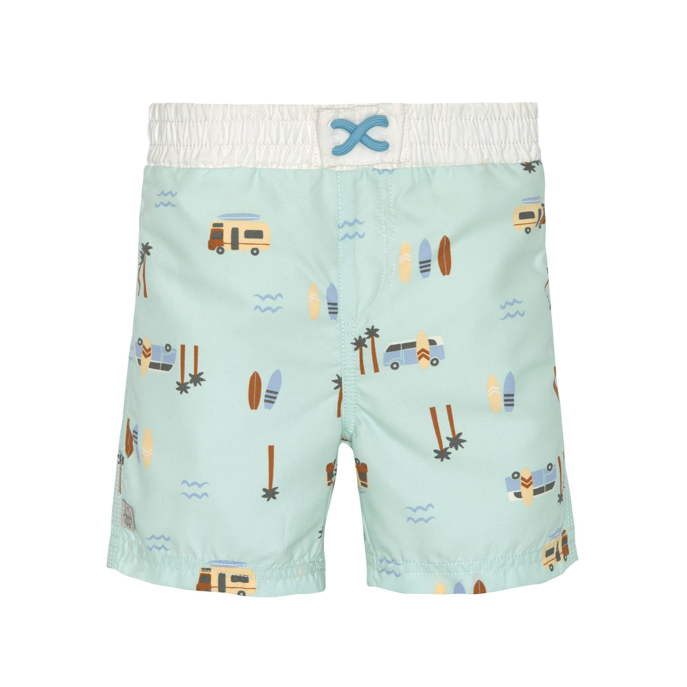 Lässig-UV Badehose Baby (mit Windel) - Camper, Mint