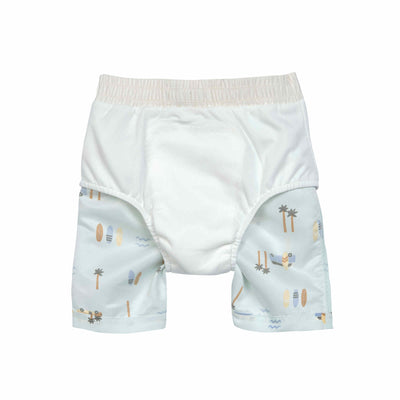 Lässig-UV Badehose Baby (mit Windel) - Camper, Mint
