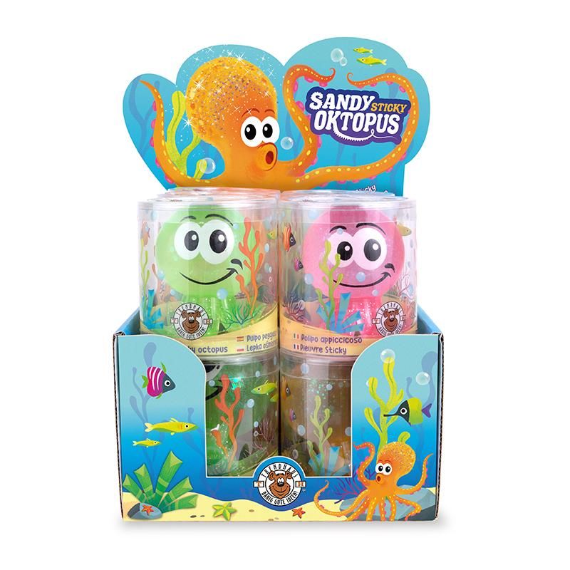 SO Squeezy Saugnapf-Oktopus, 4-fach sortiert