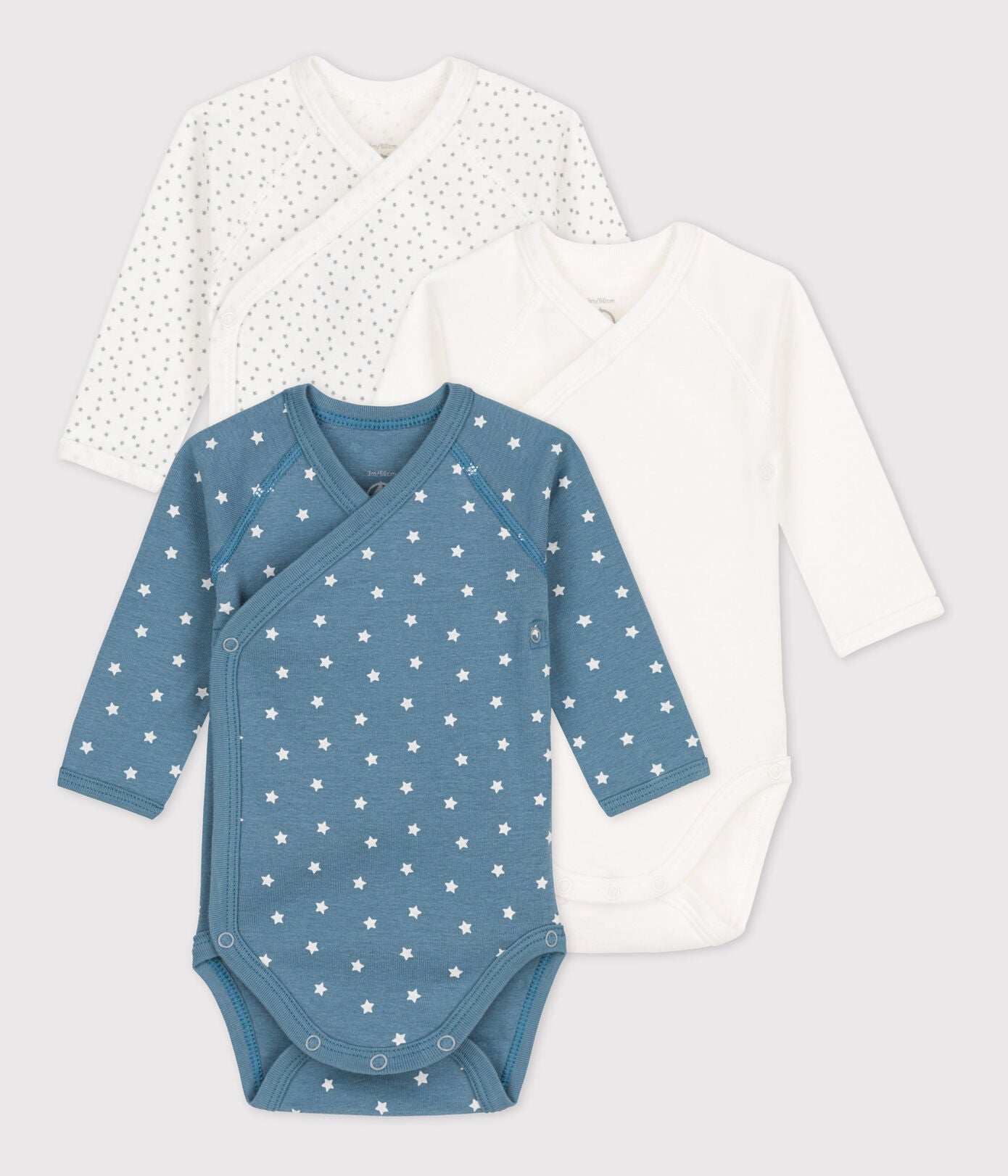 Petit Bateau - SF BODIES NAISSANCE ML - variante 2