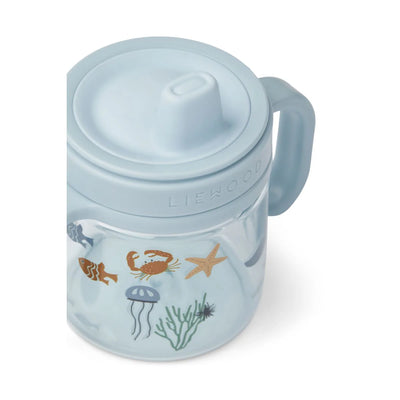 Liewood-Kylo Tritan Sippy Cup 280ml-Sea creature / Sandy