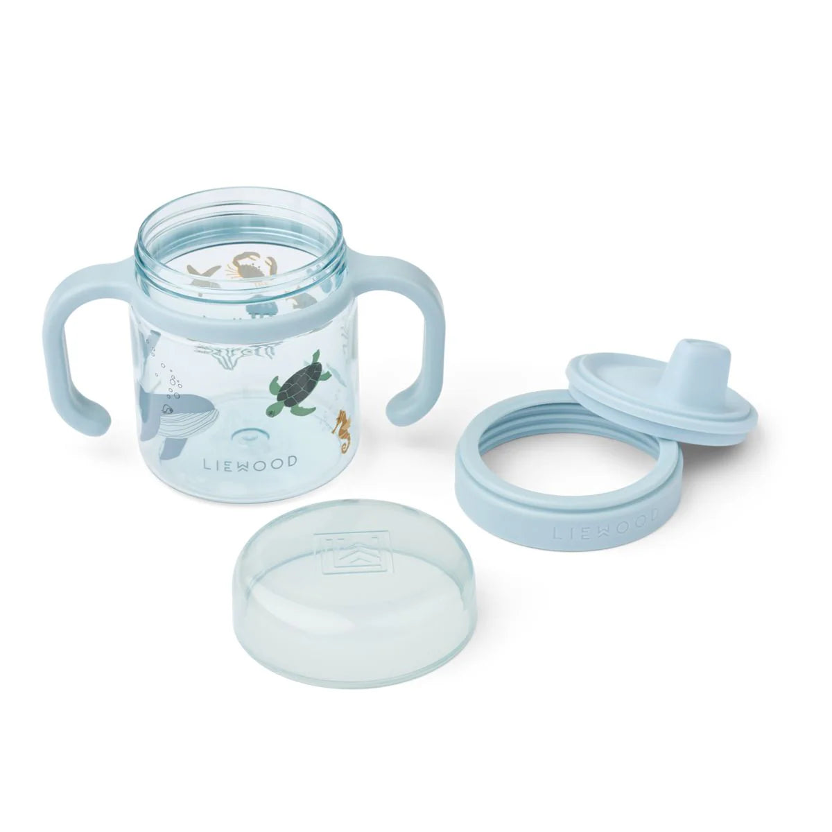 Liewood-Kylo Tritan Sippy Cup 280ml-Sea creature / Sandy