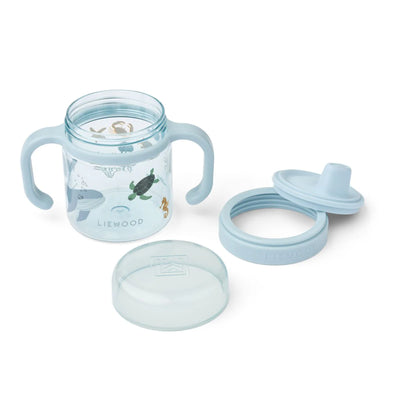 Liewood-Kylo Tritan Sippy Cup 280ml-Sea creature / Sandy