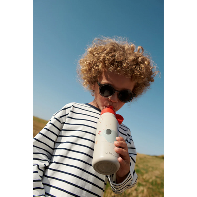 Liewood-Falk Water Bottle 350 ml-Circus/Sandy