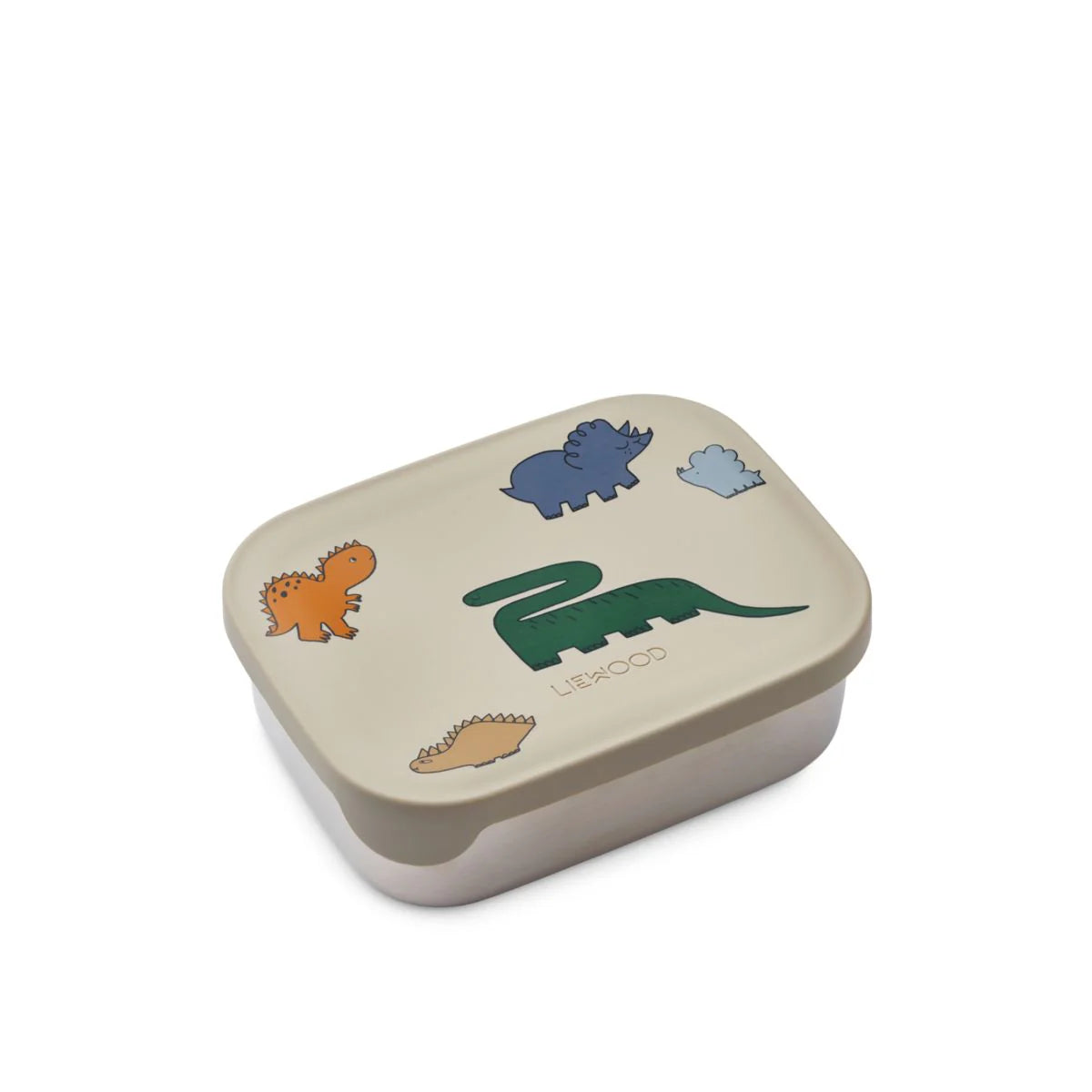 Liewood-Arthur Printed Lunchbox-Dinosaurs/Mist