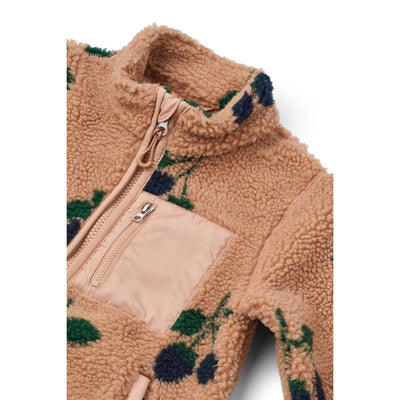 Nolan Fleecejacke Berry / Pale Tuscany