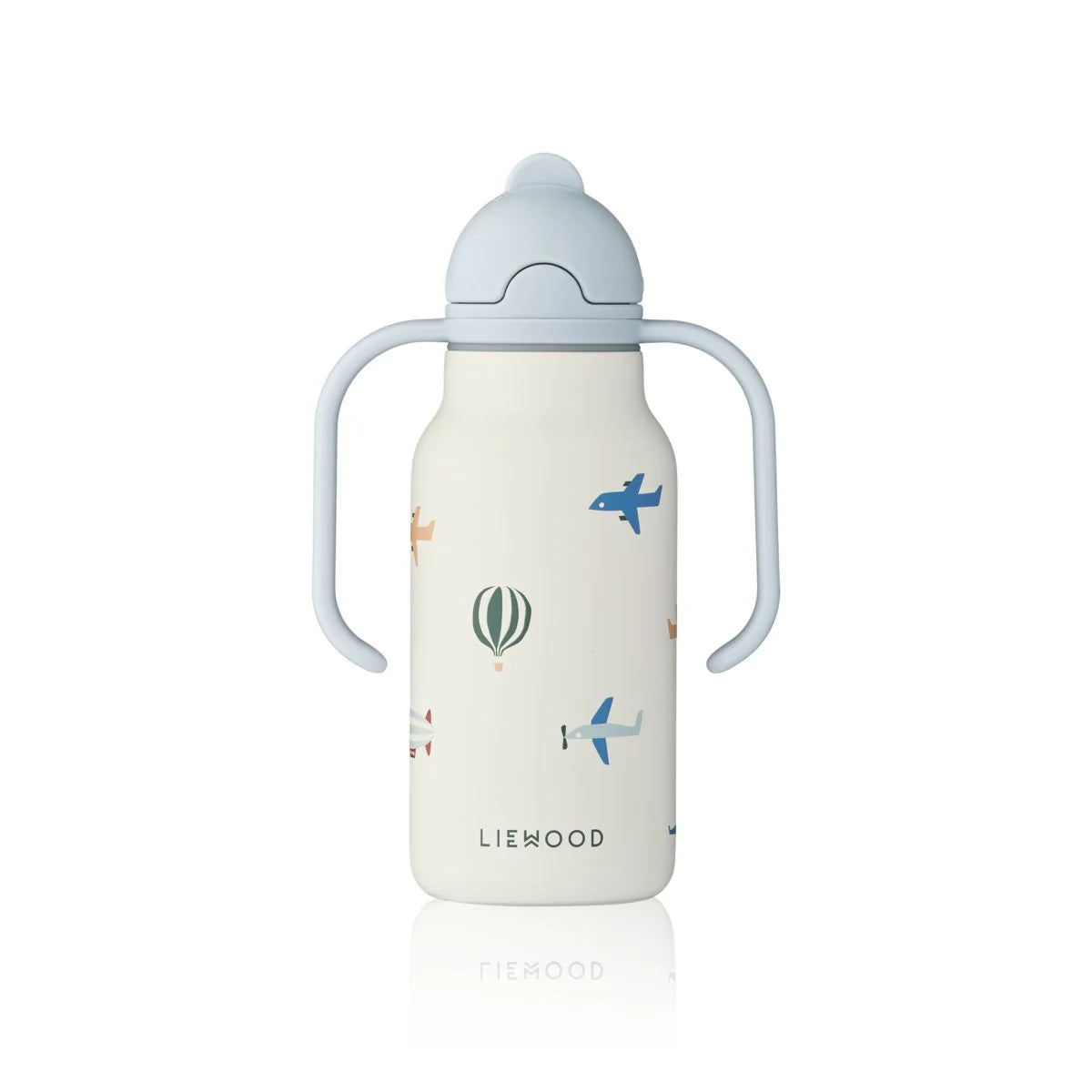 Liewood-Kimmie Water Bottle 250 ml-Aviator/Ecru