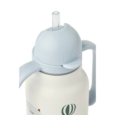 Liewood-Kimmie Water Bottle 250 ml-Aviator/Ecru