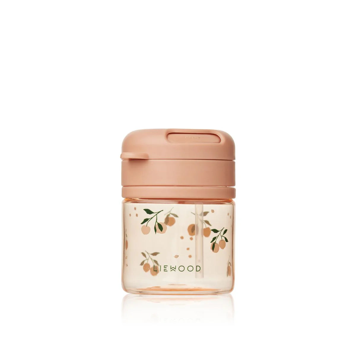 Liewood-Pavia Tritan Straw Cup 280ml-Peach / Sea shell