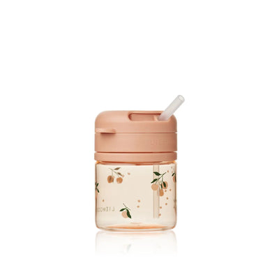 Liewood-Pavia Tritan Straw Cup 280ml-Peach / Sea shell