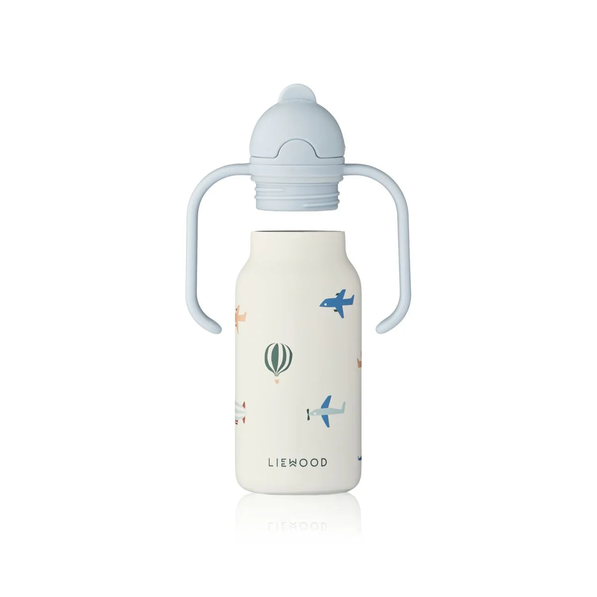 Liewood-Kimmie Water Bottle 250 ml-Aviator/Ecru