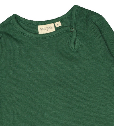 Petit Piao-Body L/S Modal-Emerald green