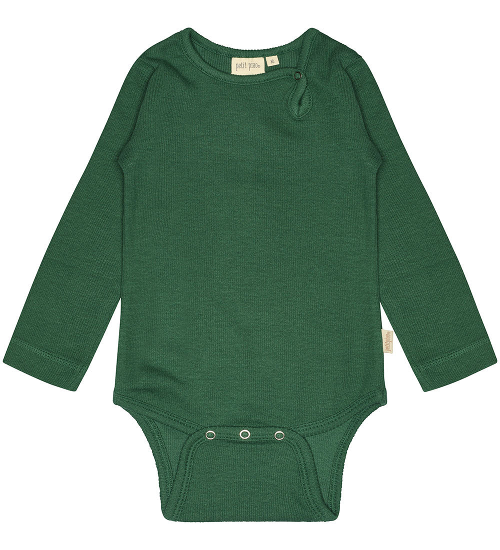 Petit Piao-Body L/S Modal-Emerald green