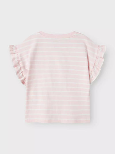 NMFJADEY NREG SS TOP BOX - Ballerina/ Bright White