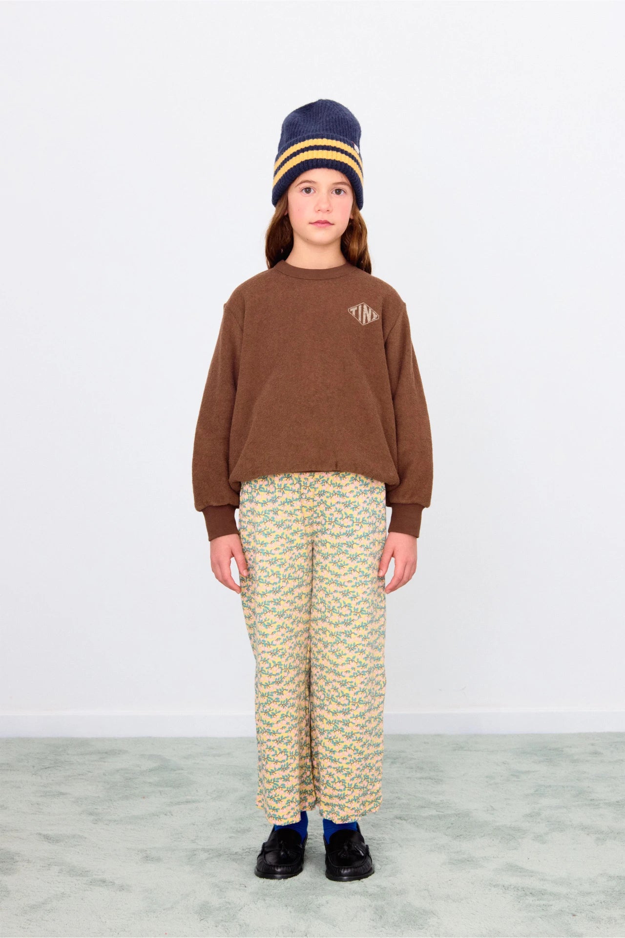 Tinycottons Mini apples AOP RIB Pant