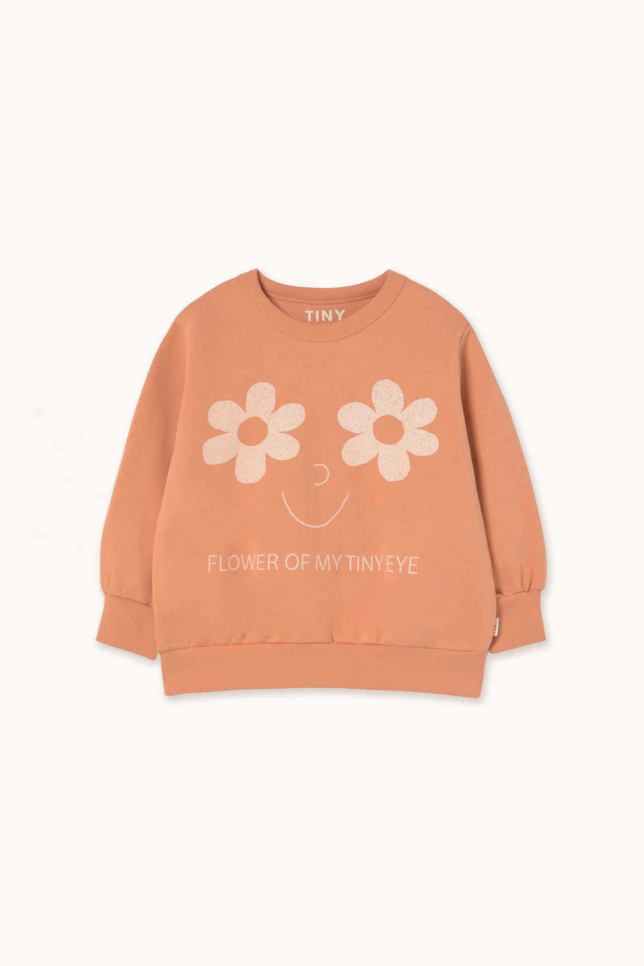 Tinycottons Flowers Eyes Graphic Sweatshirt
