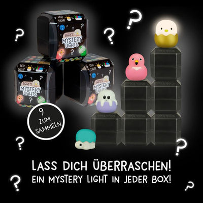 EGGY'S MYSTERY LIGHTS Blind Box - Mini Lichter zum Sammeln - dimmbar mit Akku