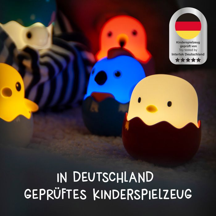 EGGY'S MYSTERY LIGHTS Blind Box - Mini Lichter zum Sammeln - dimmbar mit Akku