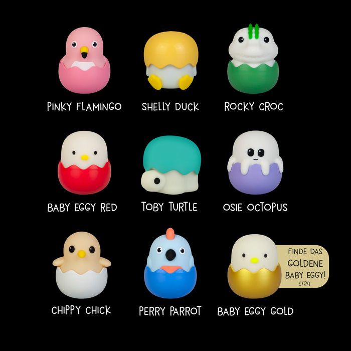 EGGY'S MYSTERY LIGHTS Blind Box - Mini Lichter zum Sammeln - dimmbar mit Akku