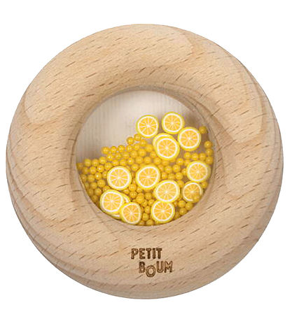 Petit Boum - Sensorisches Spielzeug - Holz - Donut - Zitronen