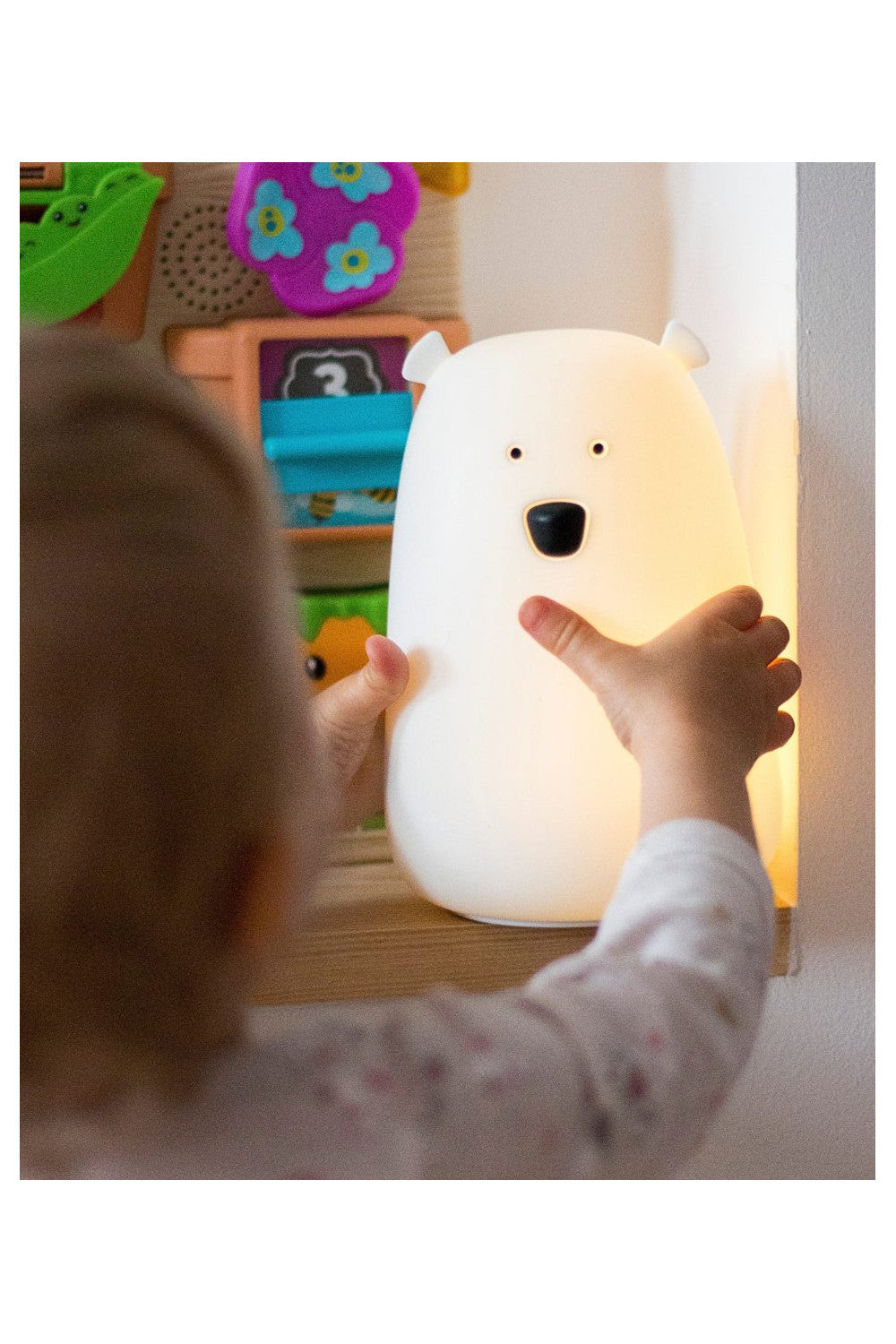 Rabbit & Friends-Bear Lamp     WHITE   USB type C