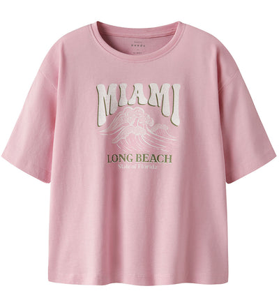 Name it-MKFVEEN SS RLX TOP - CAMEO ROSE/MIAMI
