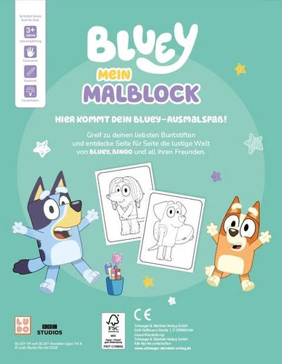Bluey Mein Malblock