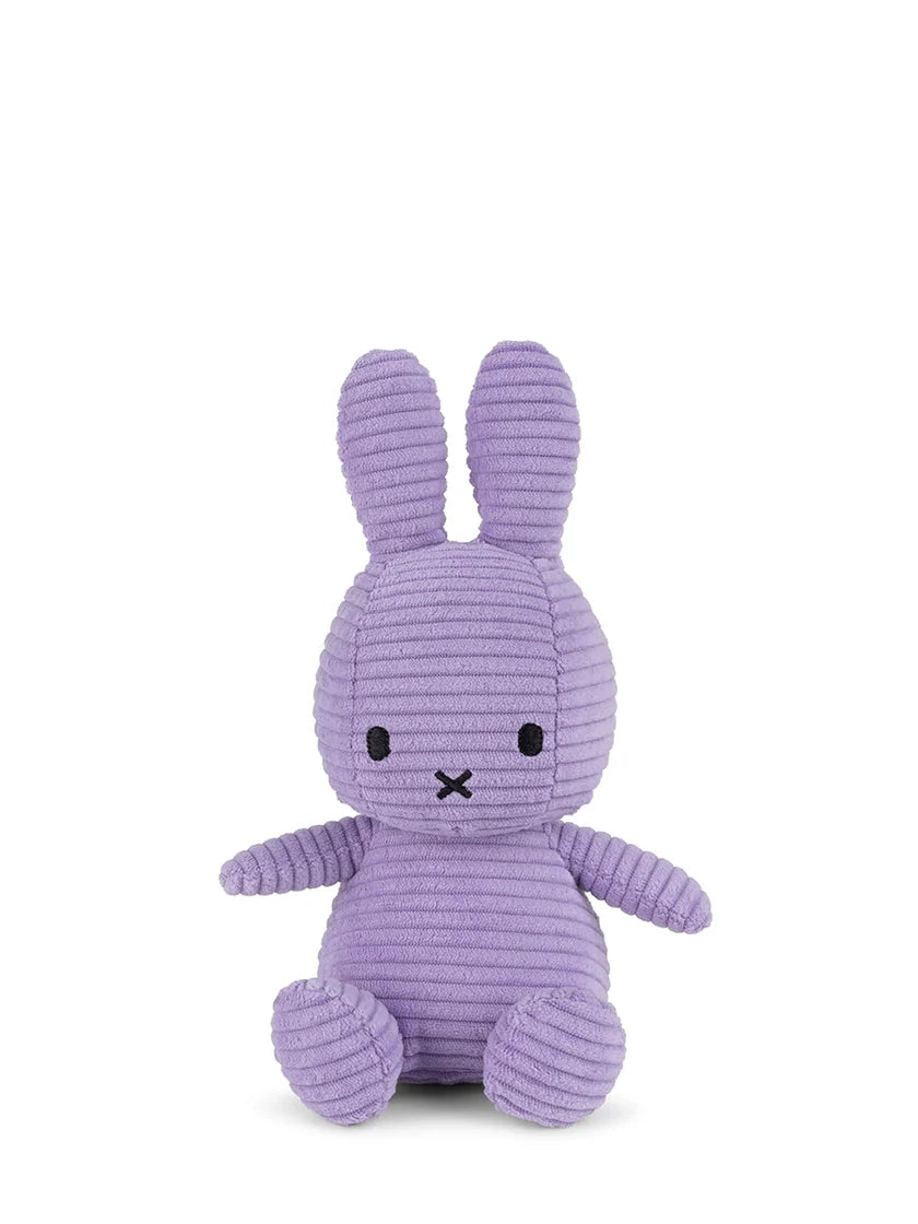 Miffy Sitting Corduroy - Lilac - 23 cm