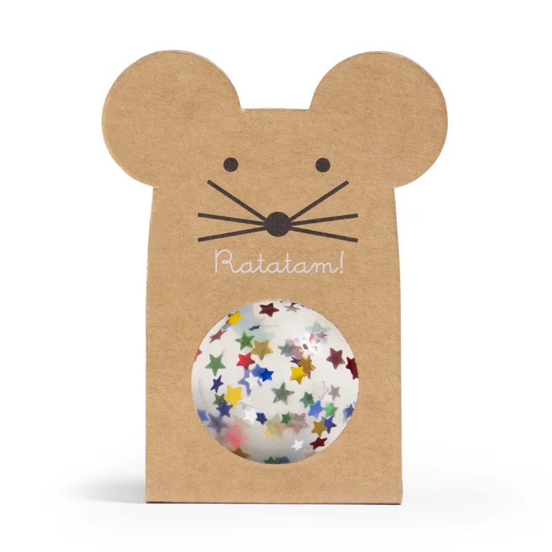 Glitter Mouse Bouncing Ball – Stars