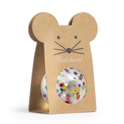 Glitter Mouse Bouncing Ball – Stars