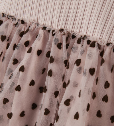 Name it - NMFNEA LS TULLE DRESS - Burnished Lilac