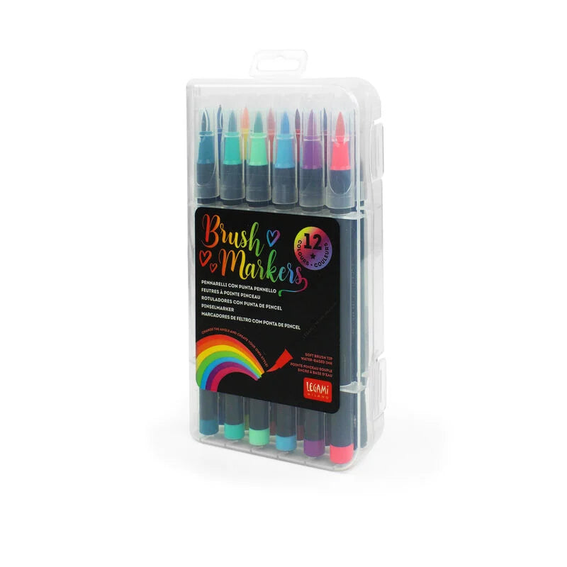 Set mit 12 Pinselstiften - Brush Markers Bright